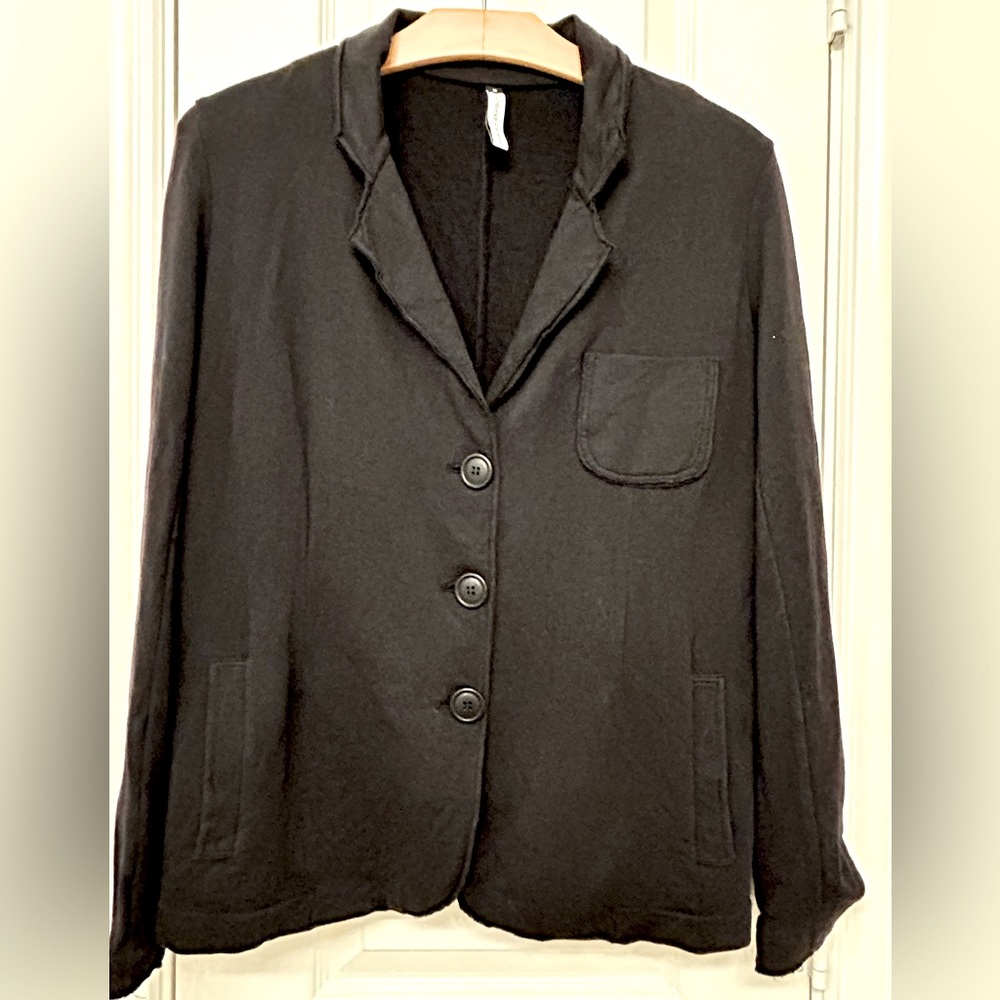 Ania Schierholt Jacket. black blazer size 36.